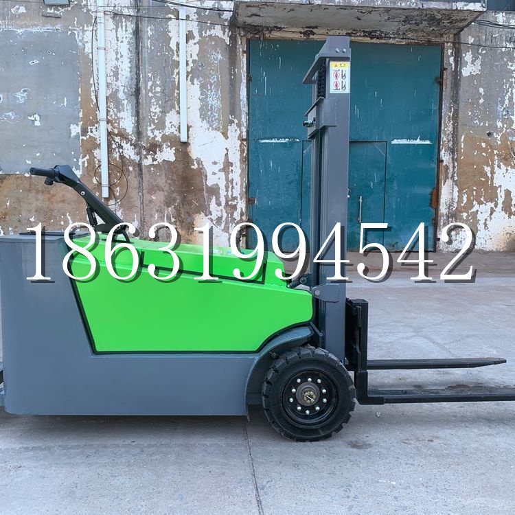 新丰县小型电动叉车1吨2吨步行站驾式电瓶堆高充电装卸车液压升降车铲车